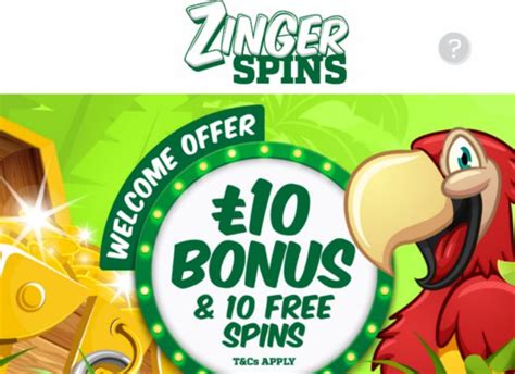 Zinger spins casino codigo promocional